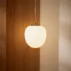 Lámpara de techo Ardali de cristal ahumado y acero con acabado cepillado - Ø25 cm en Blanco - Lámparas colgantes, Uruguay | Kavehome, vista 2 de 6