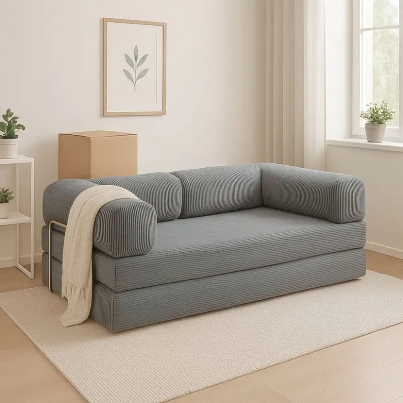 Sillón Cama 2 Cuerpos CloudNest - Gris en Gris - Sillones y sofás, Uruguay | La Cueva Muebles