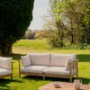 Sofá Sacova 2 plazas de madera maciza de eucalipto 195 cm FSC 100% en Madera natural - Sillones y sofás, Uruguay | Kavehome, vista 2 de 10