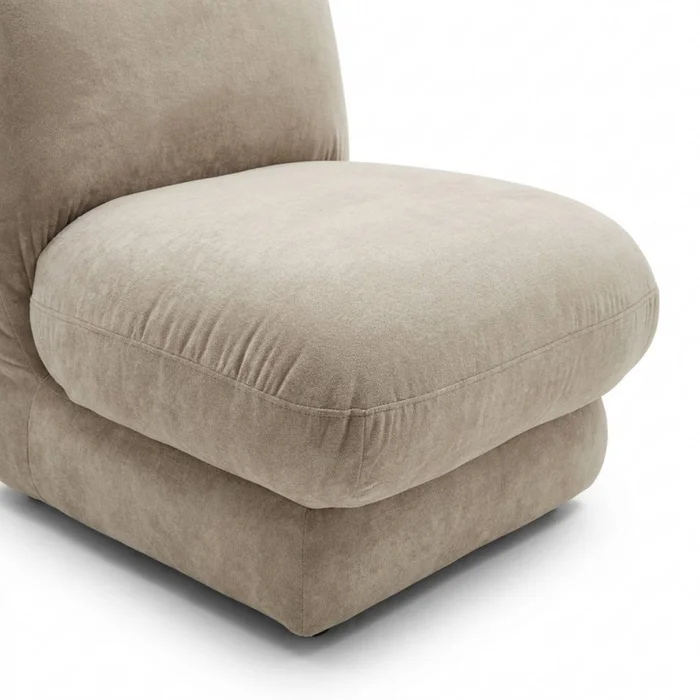 Butaca Soft - Tela Microfibra - C255 (Tostado) en Beige, Uruguay | NYR, vista 2