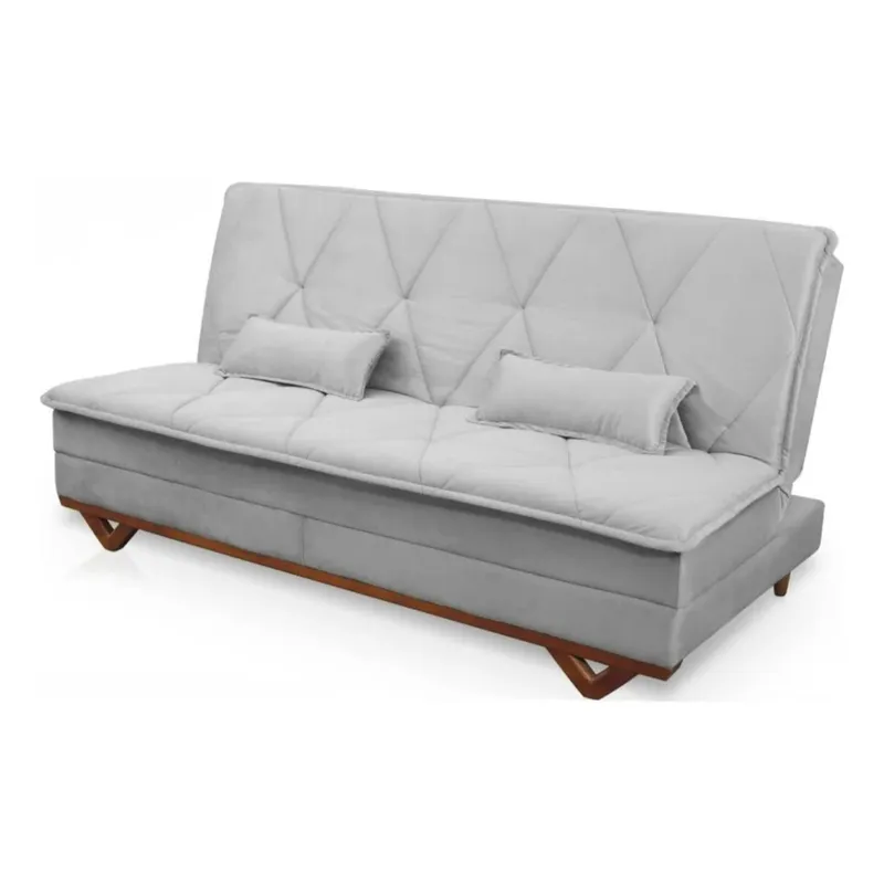 Sofá cama Estoril - Gris en Gris - Sillones y sofás, Uruguay | Nario Hogar