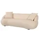 SOFA LEE 220X90X70CM TELA BOUCLE CRUDO