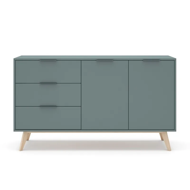 BARGUE?O PISCO 2 PUERTAS 3 CAJ 140 CMS KAKI 9902ZP - Muebles para TV, Uruguay | Rosas Hermanos