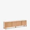 Mueble TV Salaya de madera contrachapada de fresno FSC 100% 200 x 40 cm en Madera natural - Muebles para TV, Uruguay | Kavehome, vista 1 de 10