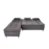 Sillón Cama con Chaise Izquierdo y derecho - Vértice - Gris - Sillones y sofás, Uruguay | Ecowood, vista 5 de 6