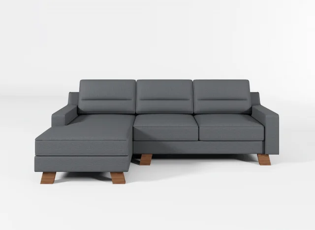 Sofá Sasha con Chaise Longue en Beige - Muebles, Uruguay | New York Home, vista 2