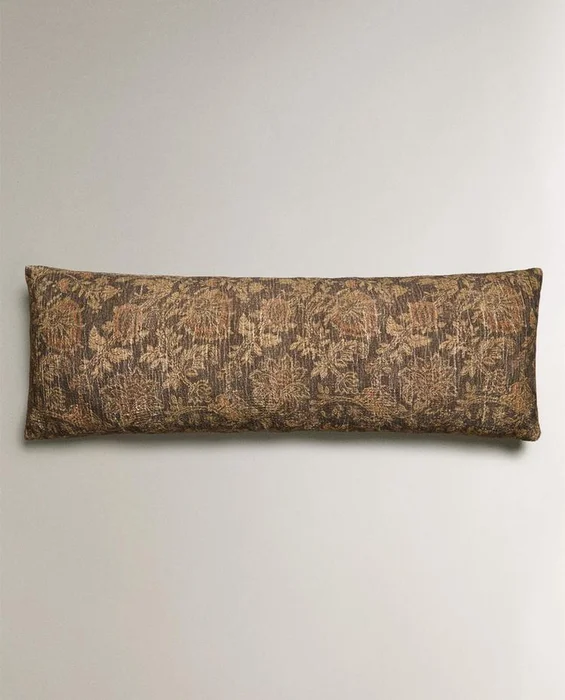 COJÍN ALARGADO LINO ALGODÓN en Marrón - Textiles, Uruguay | Zara Home, vista 4