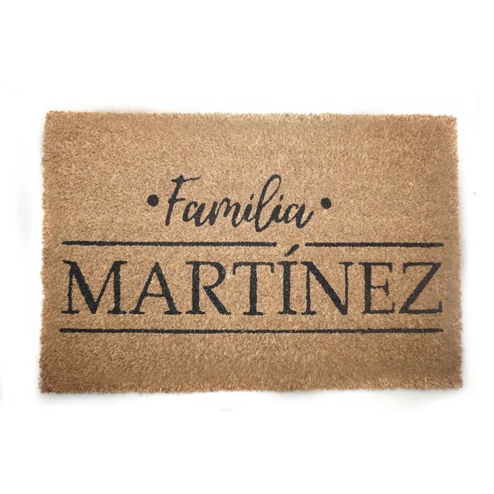 FELPUDO DE COCO 40X60CM H.1.5CM FAMILIA MARTINEZ en Marrón - Textiles, Uruguay | Decohogar, vista 2
