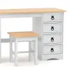 Escritorio - 5 Cajones + 1 Puerta + BANCO -Línea Monterrey - Blanco - Escritorios y sillas de escritorio, Uruguay | Ecowood, vista 4 de 4
