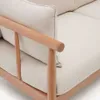Sofá Sacova 2 plazas de madera maciza de eucalipto 195 cm FSC 100% en Madera natural - Sillones y sofás, Uruguay | Kavehome, vista 5 de 10