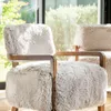 BUTACA WOOLY - WALNUT Y PELO LARGO en Beige - Butacas, banquetas y puffs, Uruguay | La Iberica, vista 5 de 23