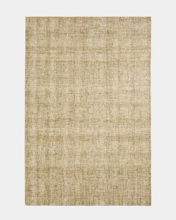 Alfombra Zarn de mezcla lana efecto mini bouclé verde 200 x 300 cm en Verde - Alfombras, Uruguay | Kavehome