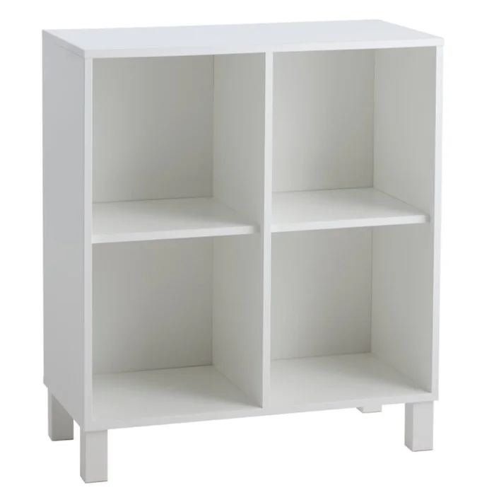 Armario SKALS 4 compartimentos blanco en Blanco - Bibliotecas, Uruguay | JYSK