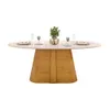 Juego De Comedor Mesa Ovalada 6 Sillas Tapizadas Mdp - Mesas de comedor, Uruguay | Soy Hogar, vista 6 de 8