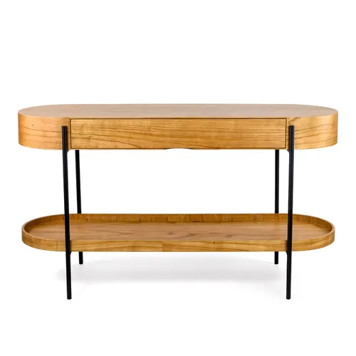 CONSOLA LUGO CINAMOMO NATURALE 140X48X76H CM en Madera natural - Aparadores y recibidores, Uruguay | Vinibel