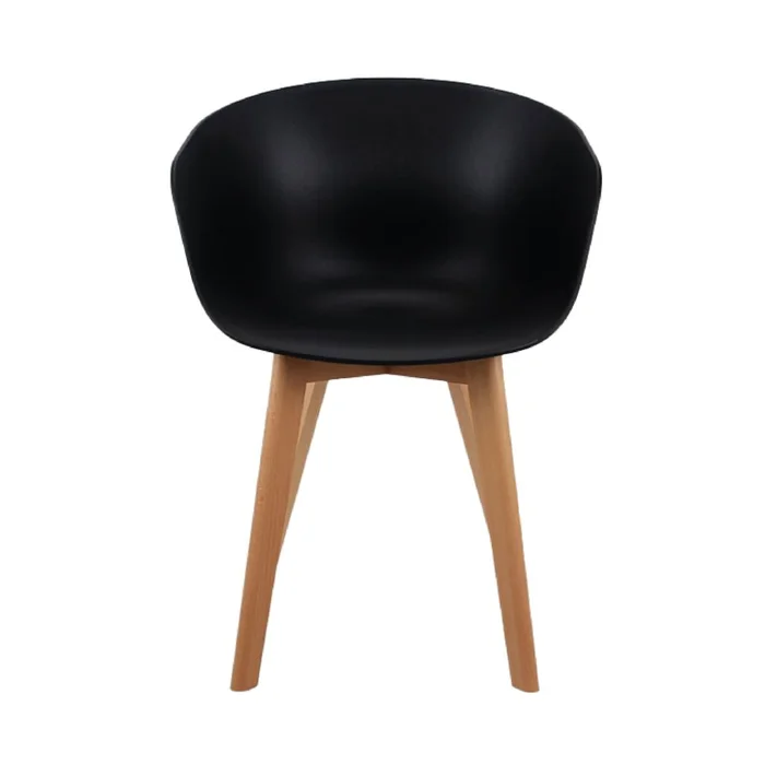 SILLA HAY POLI/MADERA 57X54X80CM NEGRO en Negro - Sillas, Uruguay | Koz, vista 3