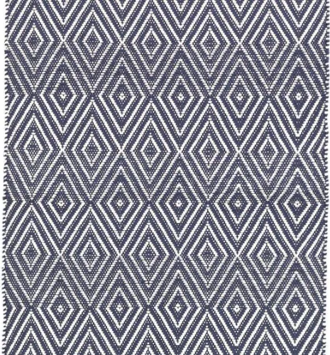 DIAMOND NAVY/WHITE INTERIOR/EXTERIOR en Multicolor - Textiles, Uruguay | Sentido Jose Ignacio
