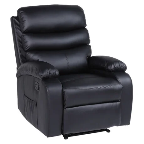 Sillon reclinable 1 cuerpo en Negro - Sillones y sofás, Uruguay | La Cueva Muebles, vista 12