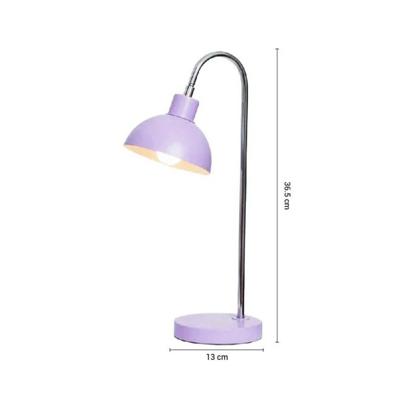 Lámpara de Mesa Vermont Lila en Violeta - Lámparas de mesa, Uruguay | Serlux, vista 5
