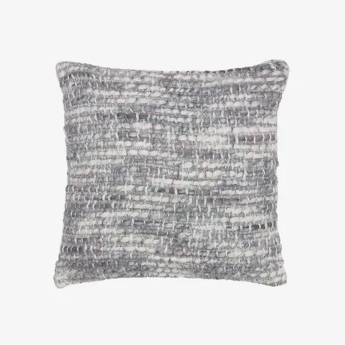 Almohadón Deyarina gris y blanco 45 x 45 cm en Multicolor - Textiles, Uruguay | Kavehome