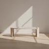 Mesa Ratona Madera Blanco Oval en Blanco - Mesas de living, Uruguay | Divino, vista 1 de 8