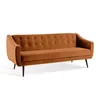Sofá Cama Durham Velvet en Marrón - Sillones y sofás, Uruguay | Unsi, vista 1 de 9