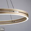 Colgante led anillo motorizado 44w 70cm a control remoto con varias funciones, Dorado. en Dorado - Lámparas colgantes, Uruguay | Iluminica, vista 4 de 5
