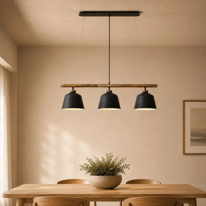 Lámpara De Techo Banu en Negro - Lámparas de mesa, Uruguay | Aihaus
