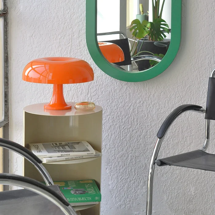 Lampara de mesa retro Mushroom - naranja en Naranja - Lámparas de mesa, Uruguay | Buho Store, vista 6