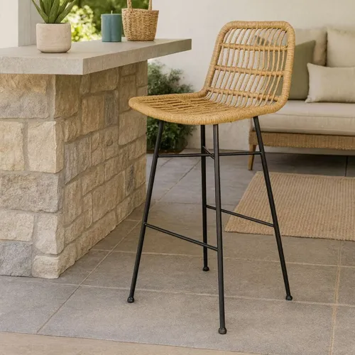 BANQUETA DE EXTERIOR NUDA Natural en Beige - Butacas, banquetas y puffs, Uruguay | Viasono