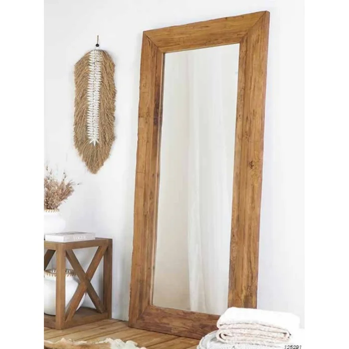 Espejo chakra en Madera natural - Espejos, Uruguay | Soho Deco