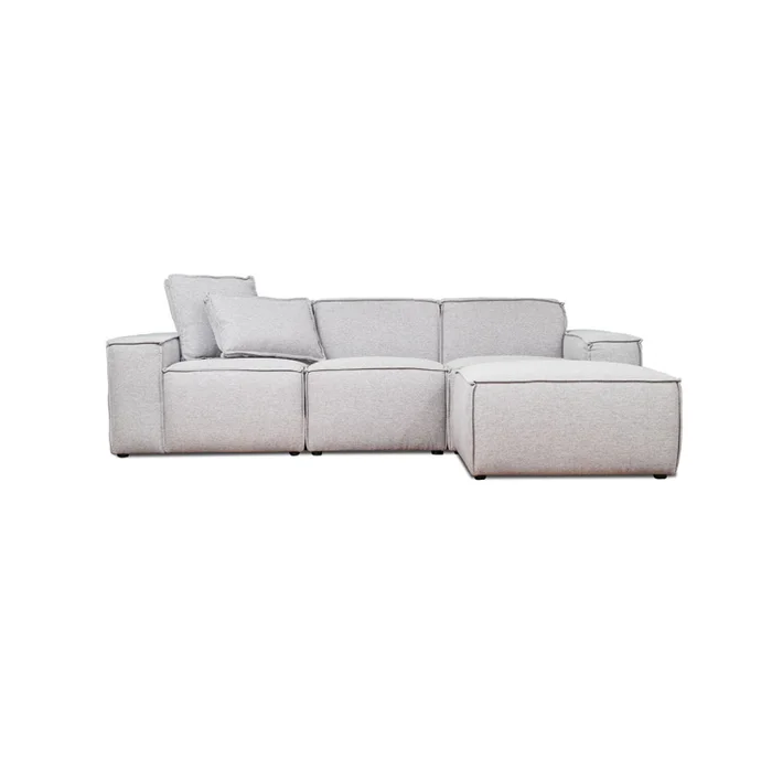 Sofá Arizona Ottoman - 3 cuerpos - Gris en Gris - Sillones y sofás, Uruguay | Walnut, vista 2