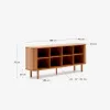 Aparador Mailen 2 puertas en chapa de fresno - con acabado natural 180 x 75 cm en Madera natural - Aparadores y recibidores, Uruguay | Kavehome, vista 8 de 8