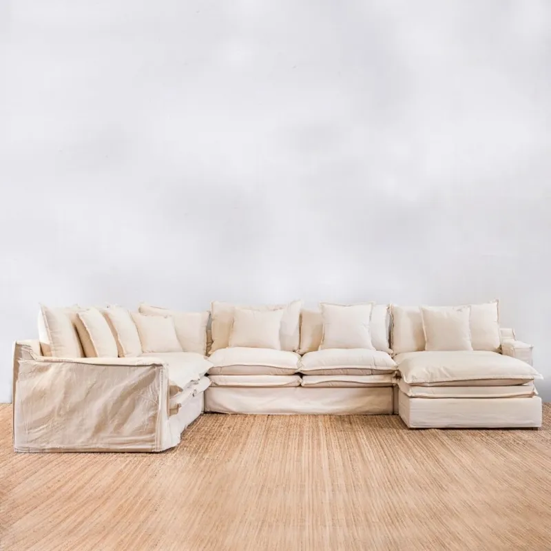 Módulo Tessa Central 150cm Crudo en Beige - Sillones y sofás, Uruguay | Aihaus