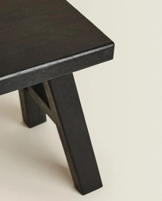 TABURETE PEQUEÑO MADERA en Negro - Sillas, Uruguay | Zara Home, vista 5