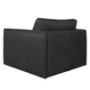 Butaca 1 Cuerpo Cuero-100-natural Negro Romeo en Negro - Sillones y sofás, Uruguay | Divino, vista 4 de 7