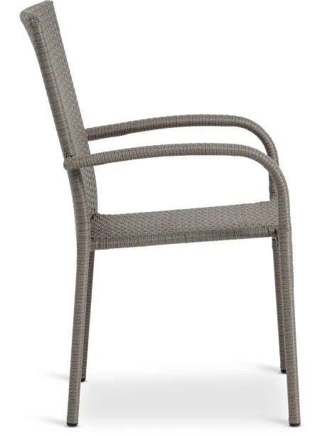 Silla apilable GUDHJEM natural en Madera natural - Muebles para el exterior, Uruguay | JYSK, vista 3