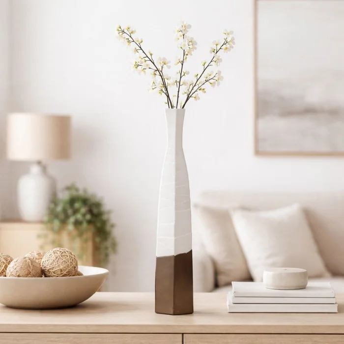 JARRON PAINT Blanco Large - Decoración, Uruguay | Viasono