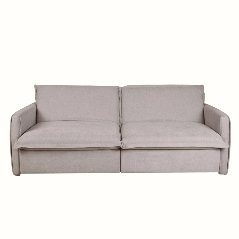 Sofá Cama 3 Cuerpos Tela Natural-beige Verona Beige en Beige - Sillones y sofás, Uruguay | Divino, vista 5