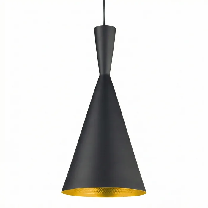 Lámpara colgante Apex Gold en Negro - Lámparas colgantes, Uruguay | La Perla