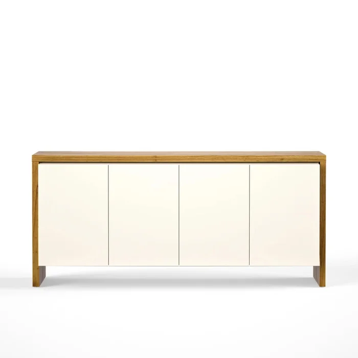 Aparador Buffet NORD 1.8 - Linea Nevada - Off White / Cinamomo - Mesas de arrimo, Uruguay | Ecowood, vista 3