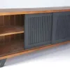RACK BLACK RIO 1,75mt en Negro - Muebles para TV, Uruguay | Fundamento Muebles, vista 3 de 6