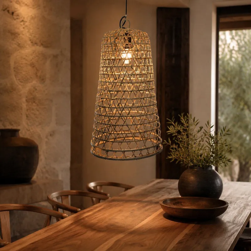 Lámpara Randi en Madera natural - Lámparas colgantes, Uruguay | Camino a Casa