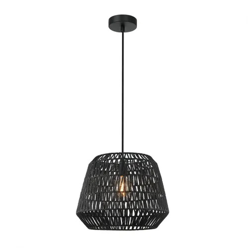 Colgante de fibras naturales 40cm - NEGRO en Negro - Lámparas colgantes, Uruguay | Iluminica