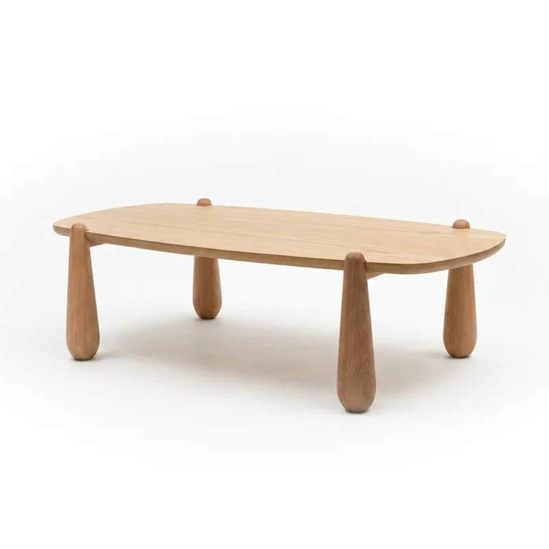 Mesa de Centro Livi - Carvalho en Beige - Mesas de living, Uruguay | NYR