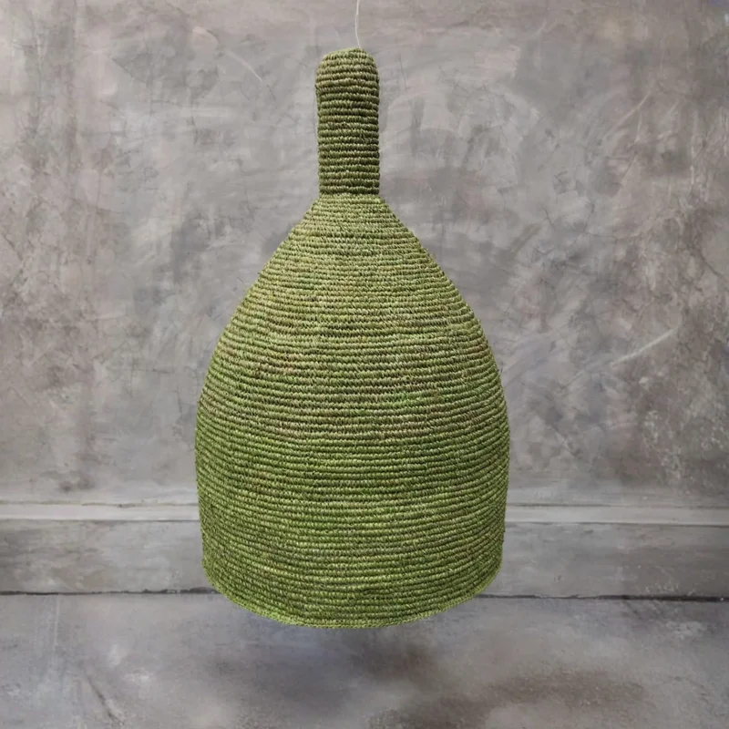 Lámpara de Sisal Tulum Green | Casakos en Verde oliva - Lámparas colgantes, Uruguay | Casakos, vista 4