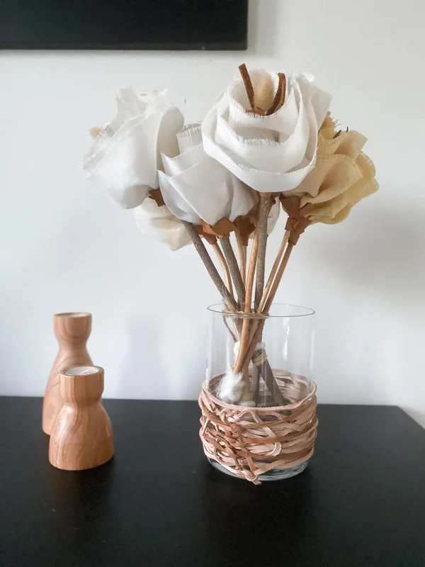Flores de tela grandes – Set x3 unidades - Jarrones, Uruguay | Dreams On Time, vista 25