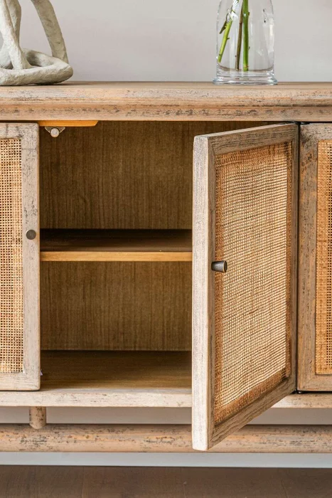 APARADOR SAKURA - PINO MACIZO RECICLADO GRIS en Madera natural - Muebles para TV, Uruguay | La Iberica, vista 11