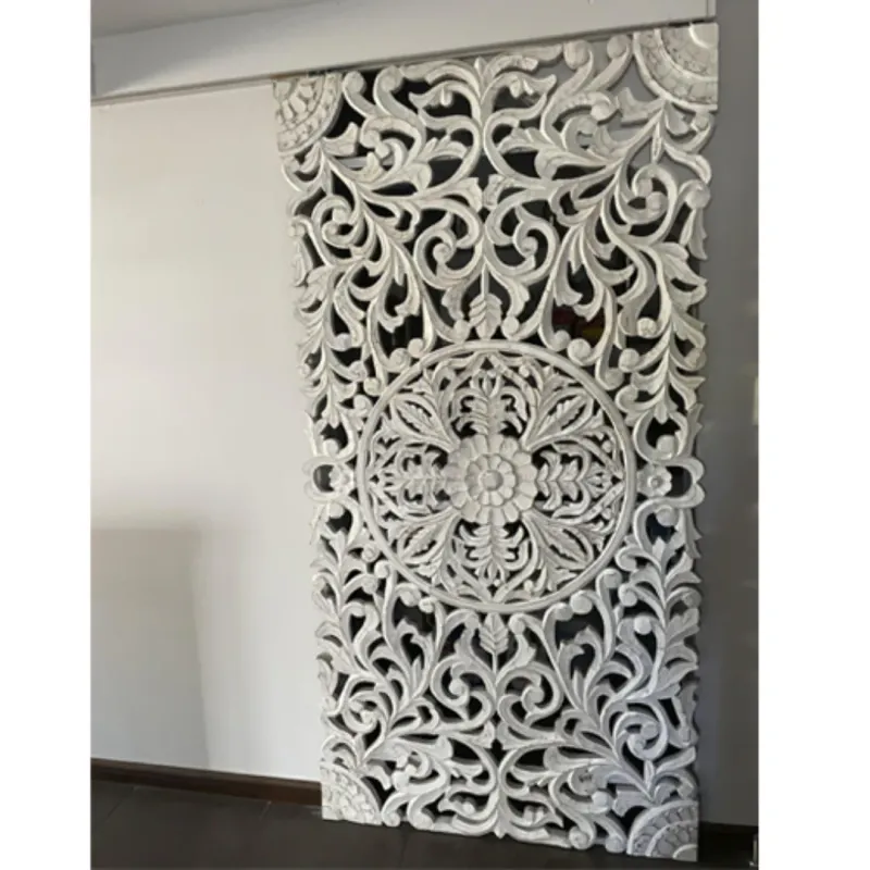 P5 Puerta calada en Blanco - Respaldos de cama, Uruguay | Victoriana