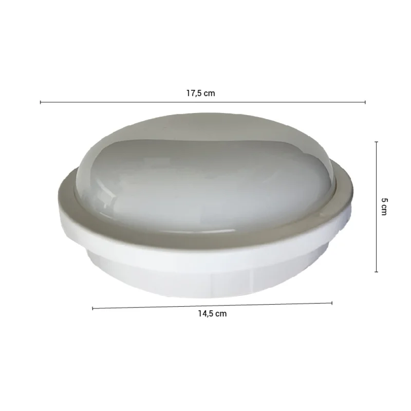 Tortuga LED 15W Redonda Luz Cálida en Blanco - Lámparas colgantes, Uruguay | Serlux, vista 5